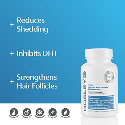 BosleyMD Men's Hair Growth Supplement (2 Month Supply)