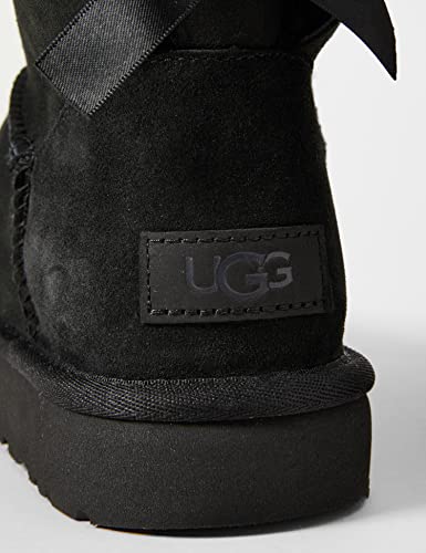 UGG Women's Mini Bailey Bow Ii Boot, Black, 5