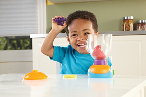 Learning Resources New Sprouts Smoothie Maker!, Pretend Mixer for Kids, Kitchen Toys for Kids, Play Food, 9 Pieces, Ages 2+