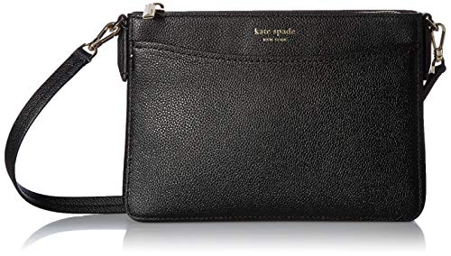 Kate Spade New York Women's Margaux Medium Convertible Crossbody Bag, Black, One Size
