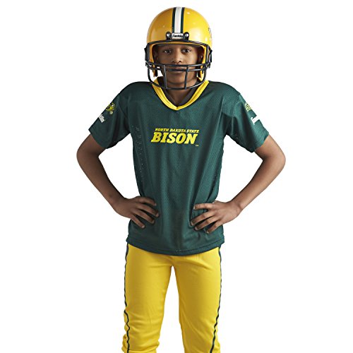 Franklin Sports NCAA North Dakota Youth Deluxe Team Uniform Set, Medium, Green