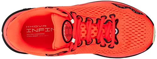 Under Armour Men's HOVR Infinite 4 Running Shoe, (601) Bolt Red/Black/Black, 7.5