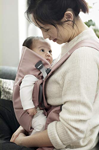 BabyBjörn Baby Carrier Mini, Cotton, Dusty Pink
