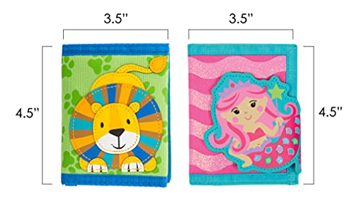 Stephen Joseph Unisex Kids Toddler Wallet, Firetruck, 3T, 4T, 5T, 6X, toddler, preschool, school