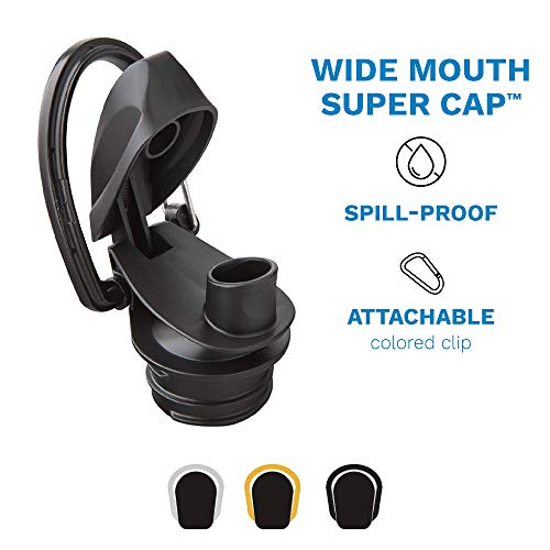 Vapur Eclipse Flexible Water Bottle - with Carabiner, .70 Liter (23 oz) - Night Blue