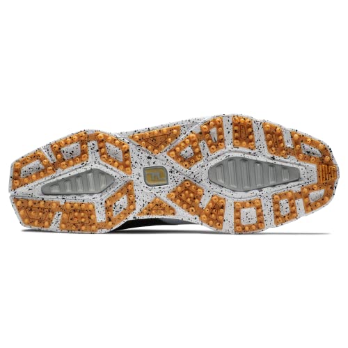 FootJoy Men's Pro|sl Sport Golf Shoe, White/Black/Gold, 13