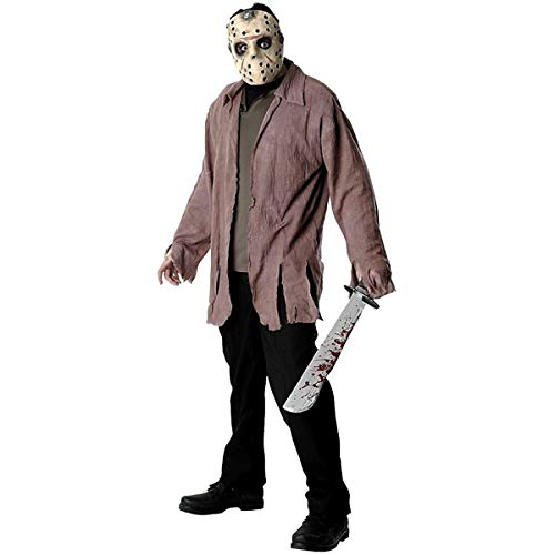 Friday The 13th Jason Costume, Brown, X-Large
