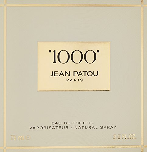 Jean Patou 1000 Eau De Toilette Natural Spray, 2.5 Fl Oz