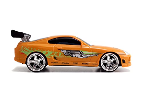 Fast and Furious 1:24 Brian's Toyota Supra RC Radio Control Car, Toys for Kids and Adults