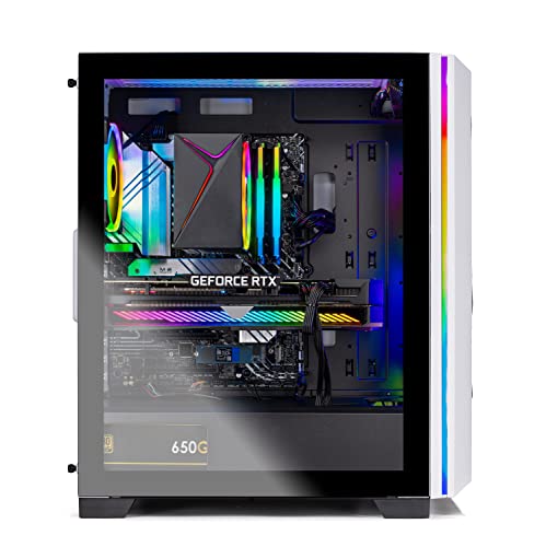 Skytech Chronos Gaming PC Desktop – Intel Core i5 12600K 3.7 GHz, NVIDIA RTX 3070, 1TB NVME SSD, 32GB DDR5 RAM RGB, 750W Gold PSU, 240mm AIO, 11AC Wi-Fi, Windows 11 Home 64-bit
