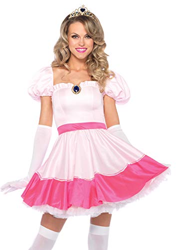 Leg Avenue Women's Plus-size 3Pc. Princess Off The Shoulder Dress Tiea and Gloves Adult Costume, Pink, X-Large