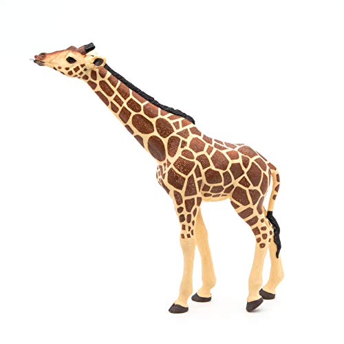 Papo -Hand-Painted - Figurine -Wild Animal Kingdom - Head Raised Giraffe -50236 -Collectible - for Children - Suitable for Boys and Girls- from 3 Years Old