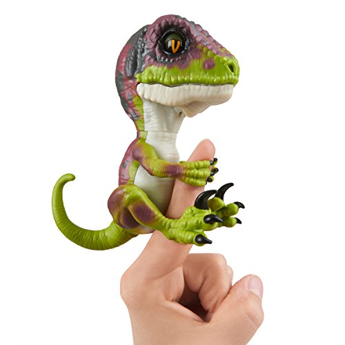Untamed Raptor by Fingerlings - Stealth (Green) - Interactive Collectible Dinosaur - By WowWee