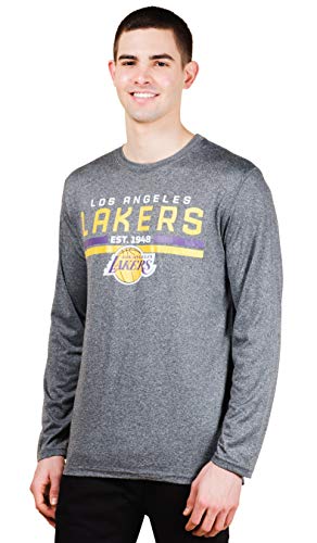 Ultra Game NBA Men's Active Long Sleeve Pullover T-Shirt