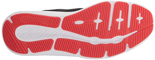 Under Armour Men's Charged Pursuit 3 Twist --Running Shoe, (002) Black/Black/Radio Red, 8