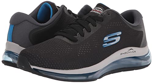 Skechers Men's Skech Air Element 2.0 Ventin Oxford, Black/Blue, 11