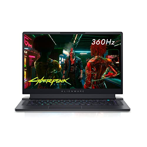 Alienware X15 R1 VR Ready Gaming Laptop - 15.6 inch 360Hz FHD 1080p Display, NVIDIA GeForce RTX 3070, Intel Core i7-11800H (11th Gen), 16GB DDR4 RAM, 1TB SSD, Wi-Fi 6, Windows 11 Home - Lunar Light