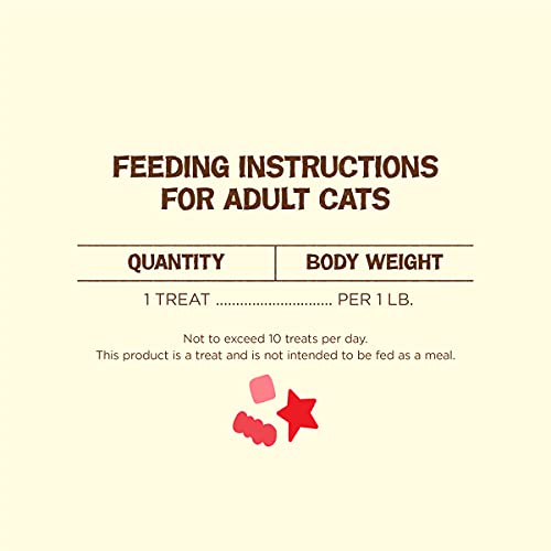 Purina Friskies Natural Cat Treats, Party Mix Natural Yums With Real Salmon and Vitamins, Minerals and Nutrients - (10) 2.1 oz. Pouches