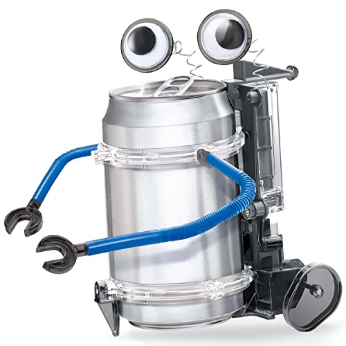 4M Toysmith, KidzRobotix Tin Can Robot, DIY Science Kits STEM Powered Kids, For Boys and Girls Ages 8+