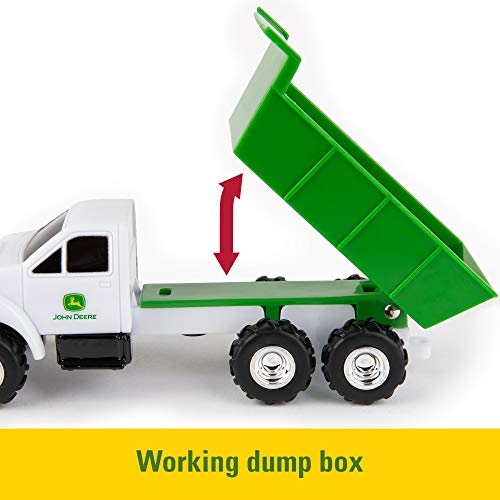 TOMY John Deere Die-Cast Farm Toy 70-Piece Value Playset with Machine Shed, Tractors, Trucks, Implements, and Farm Animals