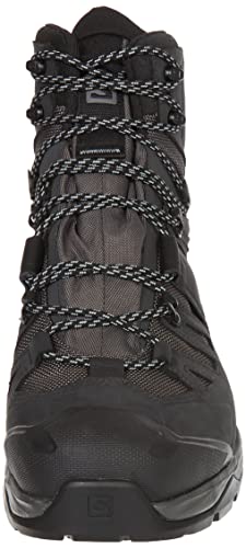 Salomon Quest 4 Gore-TEX Hiking Boots for Men, Magnet/Black/Quarry, 9.5