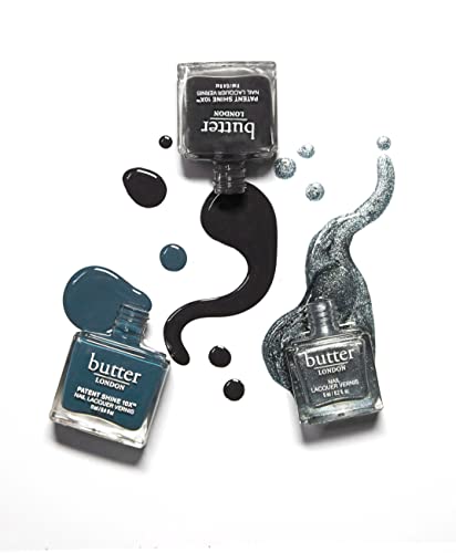 butter LONDON Patent Shine 10X Nail Lacquer, Gel-Like Finish, Chip-Resistant Formula, 10-Free Formula, Cruelty-Free, Polymer Technology, Earl Grey