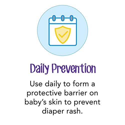 Desitin Daily Defense Baby Diaper Rash Cream with 13% Zinc Oxide Barrier Cream to Treat, Relieve and Prevent Diaper Rash, Hypoallergenic, Dye-, Phthalate- and Paraben-Free, 4 oz (Pack of 6)