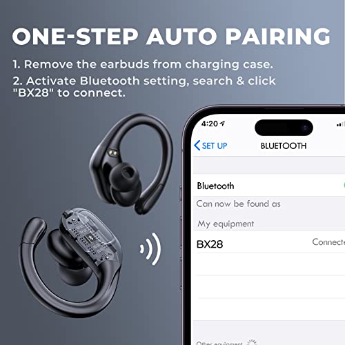 Wireless Earbuds,True Wireless Bluetooth 5.3 Earbuds,75H Playtime IPX7 Waterproof Headphones with LED Digital Display and CVC 8.0 Noise Cancelling Mic in-Ear Earphone for iPhone Android