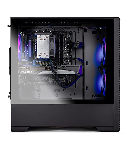 Skytech Blaze 3.0 Gaming PC Desktop – Intel Core i5 12400F 2.5 GHz, NVIDIA RTX 3060, 500GB NVME SSD, 16GB DDR4 RAM 3200, 600W Gold PSU, 11AC Wi-Fi, Windows 11 Home 64-bit