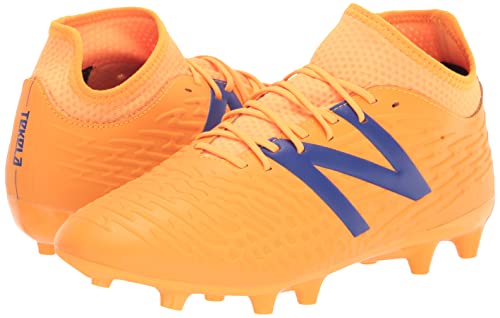 New Balance Men's Tekela V3+ Magique FG Soccer Shoe, Impulse/Vibrant Orange, 12.5