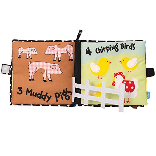 Manhattan Toy Farmyard Friends Soft Activity Book