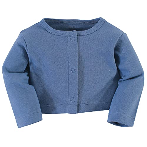 Touched by Nature Baby Girls' Organic Cotton Dress and Cardigan, Abstract Flower, 12-18 Months