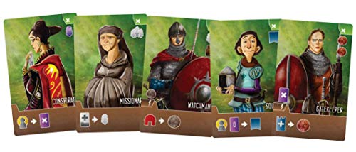 Paladins of The West Kingdom Strategy Board Game, 1-4 Players, Ages 12 and Up, 90-120 Min Play Time, Most Victory Points Win, Build Outposts, Fortifications, Commission Monks, and Confront Outsiders