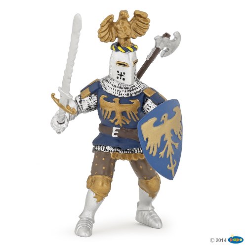 Papo 'Knight with Crest' Figure, Blue