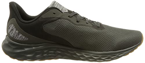 New Balance Men's Fresh Foam Arishi V4 Running Shoe, Blacktop/Gum, 12