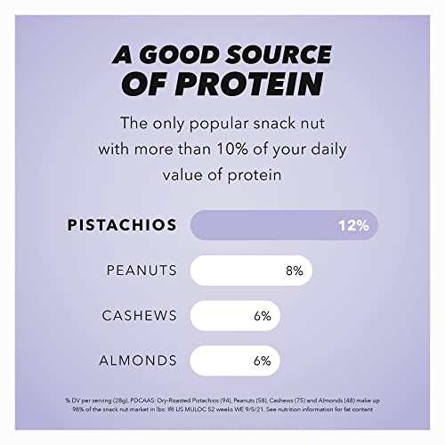 Wonderful Pistachios, In-Shell, Salt and Pepper Nuts, 1.25oz (Pack of 12)