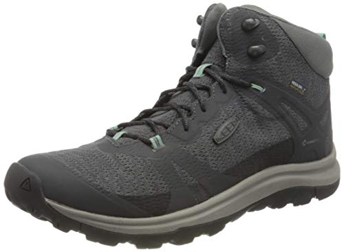 KEEN Women's Terradora 2 Waterproof Mid Height Hiking Boots, Magnet/Ocean Wave, 7