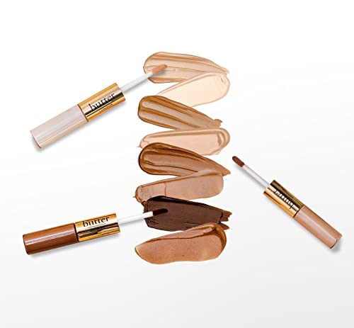 butter LONDON LumiMatte 2-in-1 Concealer and Brightening Duo, Under-Eye Brightener, Light to Medium Coverage, Lightweight Formula, Cruelty-Free, Oil Free- Tan, 1 Count (Pack of 1)