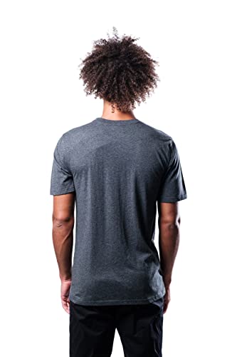 Ultra Game NBA Golden State Warriors Mens Upright Logo Short Sleeve Tee Shirt, Charcoal Heather, Medium