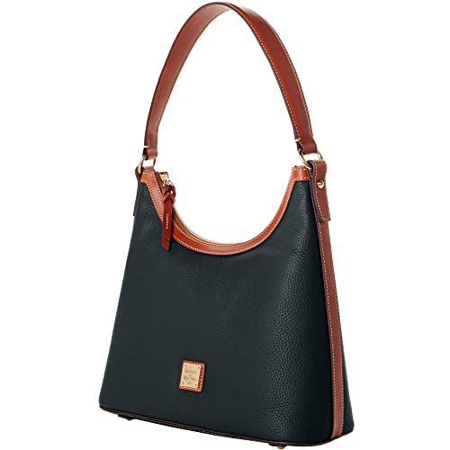 Dooney and Bourke Handbag, Pebble Grain Hobo Shoulder Bag - Black
