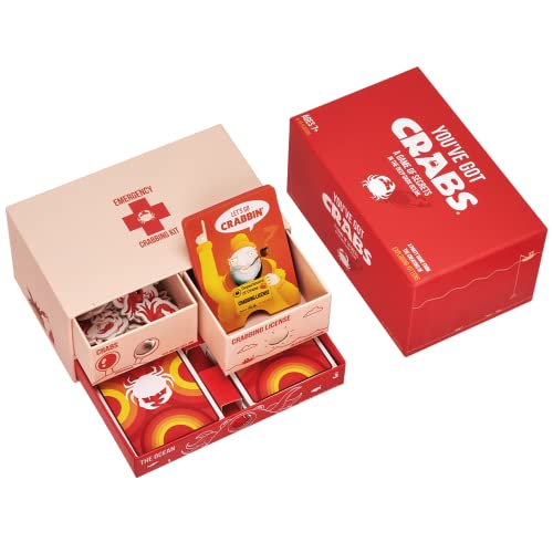 You've Got Crabs by Exploding Kittens - A Card Game Filled with Crustaceans and Secrets - Family-Friendly Party Games For Adults, Teens and Kids