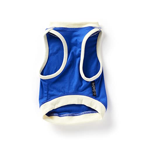 Brass Monkey Born to Sleep Dog Tank; Pre-Shrunk Cotton Pet Muscle Tank; Small (16' Chest); Cute Dog Accessories with Eye-Catching Design