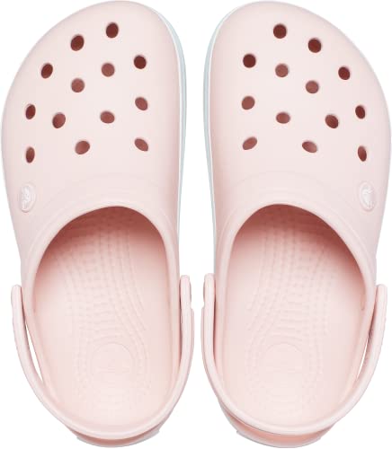 Crocs Men's and Women's Crocband Clog, Pink Rose, 13 Women/11 Men