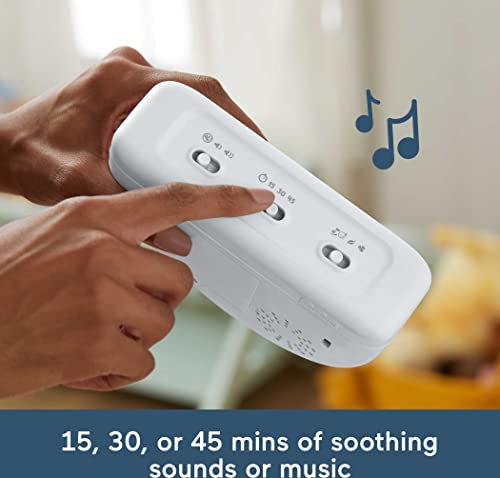 Fisher-Price Sound Machine Soothe and Glow Rainbow With Lights Music And Volume Control For Newborns And Up