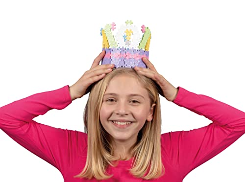 PLUS PLUS - Open Play Set - 300 Piece - Pastel Color Mix, Construction Building Stem Toy, Interlocking Mini Puzzle Blocks for Kids