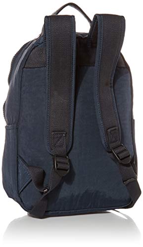 Kipling Women's Seoul Small Backpack, Durable, Padded Shoulder Straps with Tablet Sleeve, School Bag, Blue Bleu 2, 10' L x 13.75' H 4.5' D
