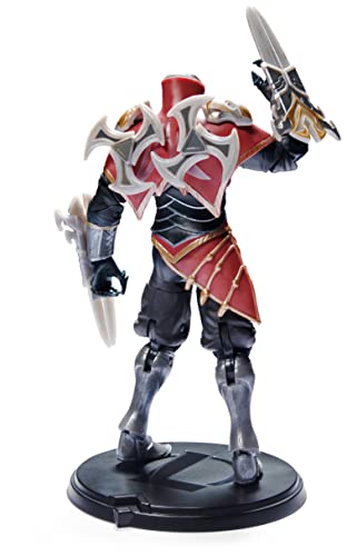 League of Legends, 6-Inch Zed Collectible Figure w/Premium Details and 2 Accessories, The Champion Collection, Collector Grade, Ages 12 and Up
