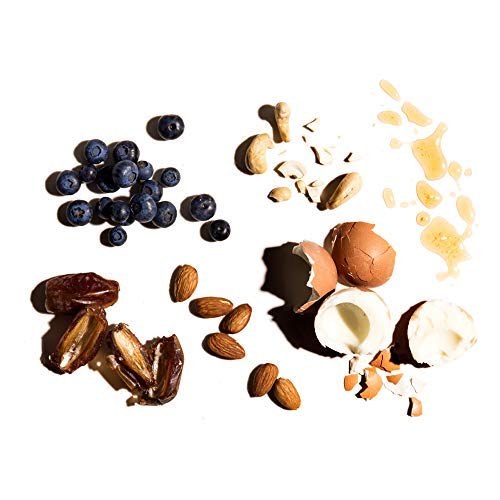 RXBAR Protein Bars, 12g Protein, Gluten Free Snacks, Blueberry, 22oz Box (12 Bars)