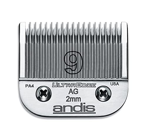 Andis Carbon-Infused Steel UltraEdge Dog Clipper Blade, Size-9, 5/64-Inch Cut Length (64120)
