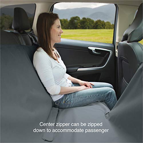 Kurgo Dog Hammock Car Seat Cover for Pets, Car Hammocks for Dogs, Water, Resistant, Wander, Heather, Journey, Half, Coast to Coast, Cars, Trucks, SUVs, Black, Grey, Charcoal Grey/Khaki